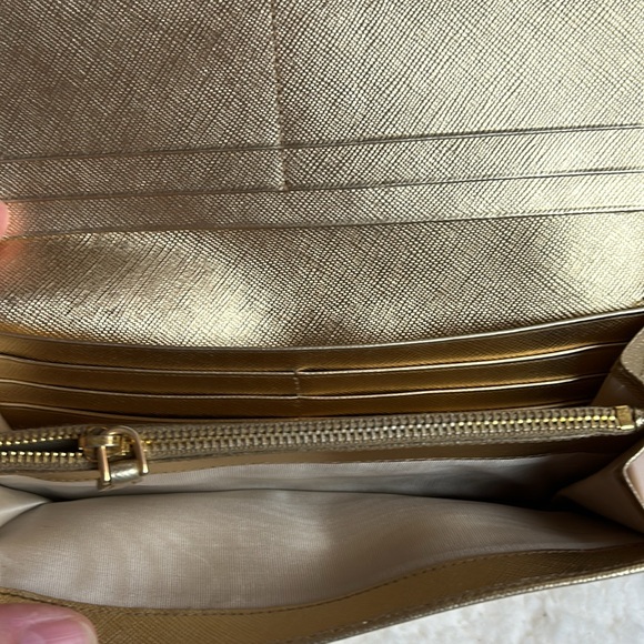 Gold Prada Wallet with identification card newly added to our boutique - Picture 6 of 10